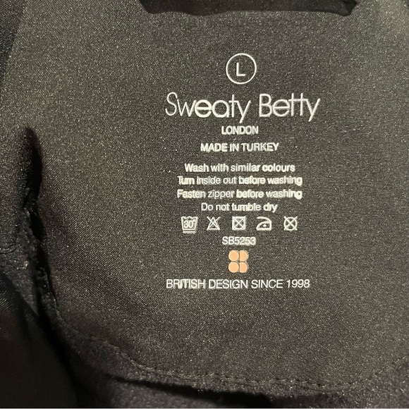 Sweaty Betty Fast Track Quilted Running Jacket Black Size Large - Picture 9 of 11